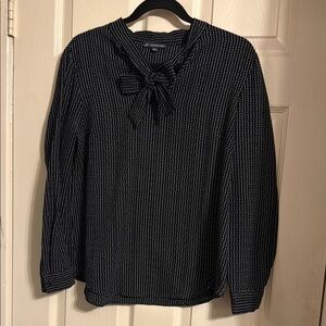 Black and White Polka Dot Women's Top